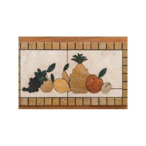 INSERTO IDROGETTO MARMO FRUTTA 20X40 BORDO GIALLO