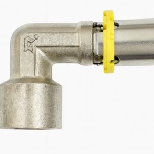 GOMITO MULTISTRATO GAS 20X1/2 A PINZARE FEMMINA
