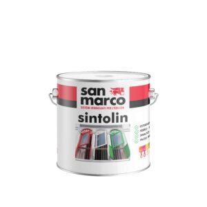 SAN MARCO SMALTO SINTOLIN LUCIDO ROSSO FIAMMA BRILLANTE 2,5 LT