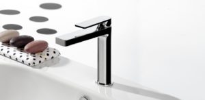 MONOCOMANDO LAVABO CON SCARICO 1"1/4 POIS RITMONIO
