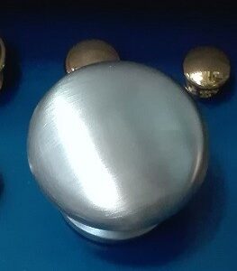 POMOLO IDEAL D 75 OTTONE CROMO SATINATO