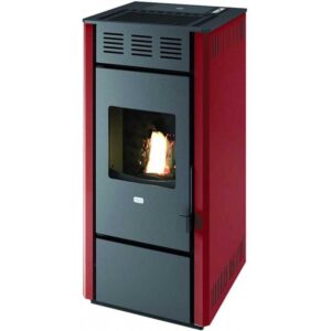 STUFA A PELLET PUNTO FUOCO 11.5KW MARTINA-14 ROSSO