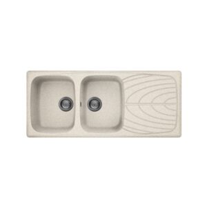 Elleci Lavello 2 Vasche + Gocciolatoio MASTER 500 LGM50051 Avena