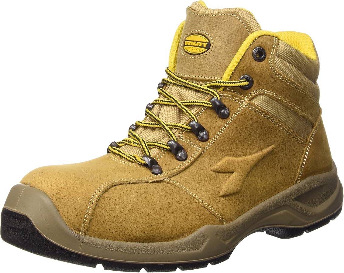 SCARPA ANTINFORTUNISTICA FLOW II HIGH S3 DARK BROWN DIADORA 701.161235 - immagine 2