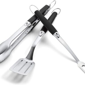 KIT 3 ACCESSORI INOX PER BBQ