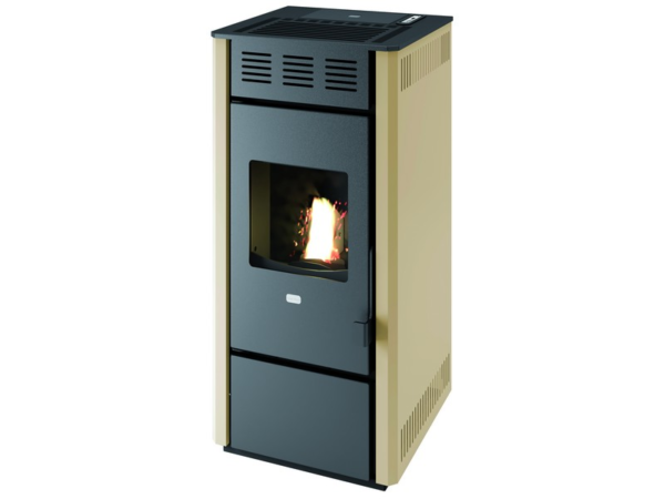 Stufa a Pellet Punto Fuoco Martina-14 12 Kw Avorio