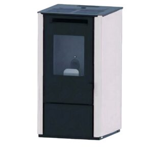 Stufa a Pellet Punto Fuoco Vania 9,5Kw Bianco