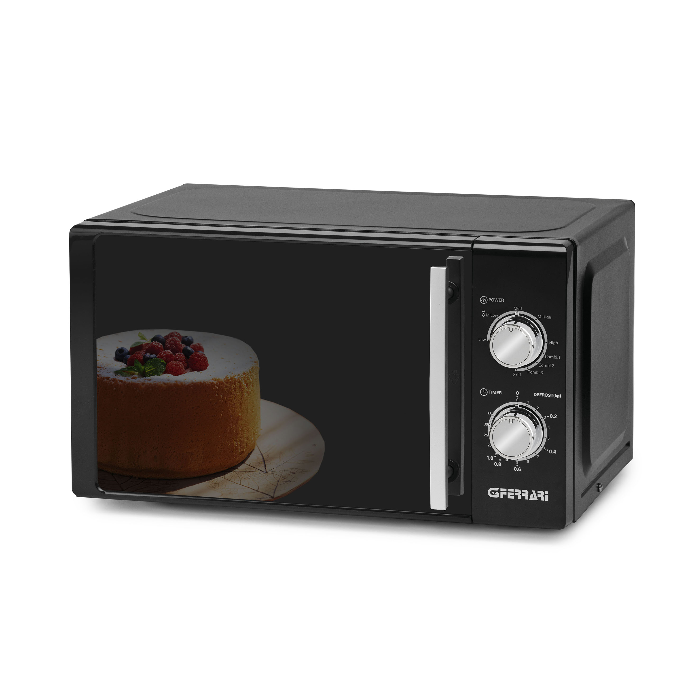 FORNO A MICROONDE 20 LT COMBINATO ALL BLACK GFERRARI G10109