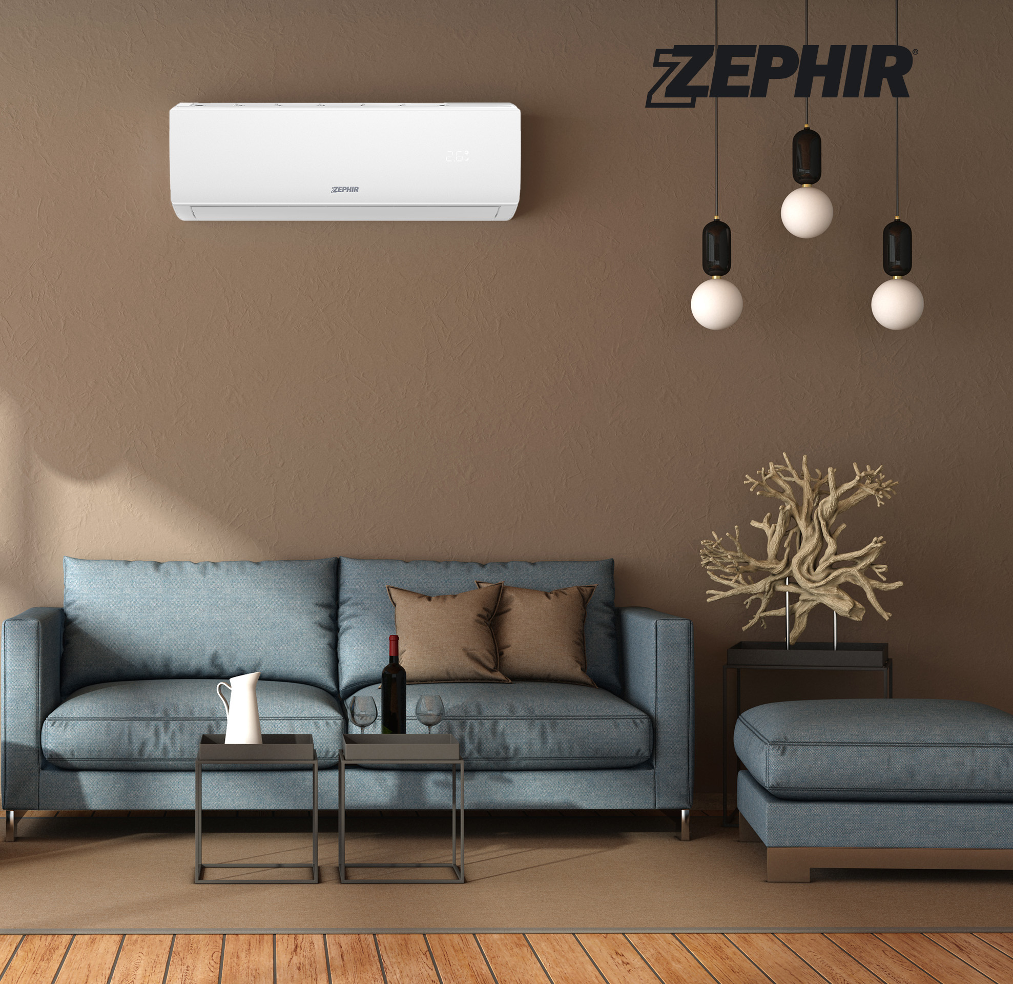 CLIMATIZZATORE ZEPHIR WIFI SMART MONO SPLIT INVERTER ZER 18000 BTU A++/A+ GAS R32 - immagine 2