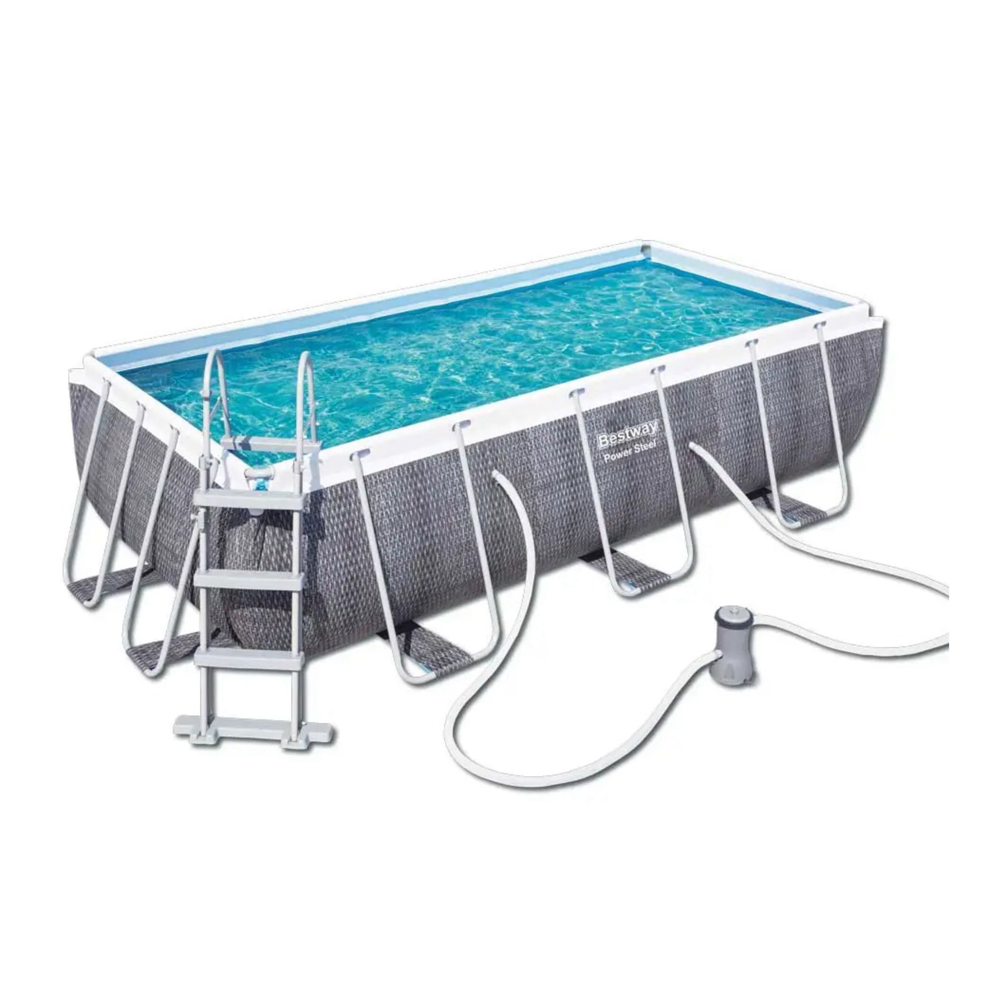 PISCINA BESTWAY RETTANGOLARE RATAN 404X201X100 - immagine 2