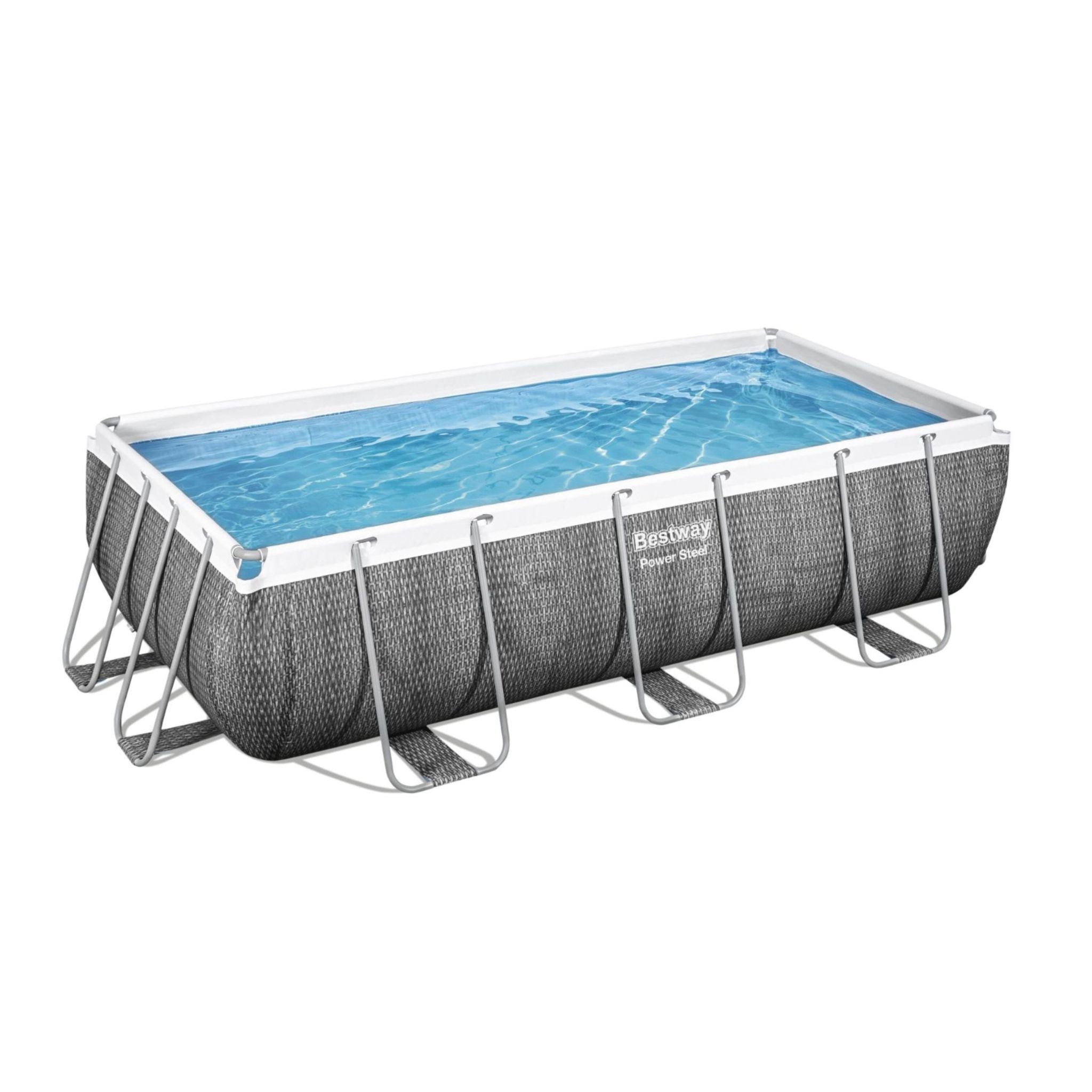 PISCINA BESTWAY RETTANGOLARE RATAN 404X201X100