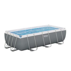 PISCINA BESTWAY RETTANGOLARE 404X201X100 LT6.478 GRIGIO SCURO