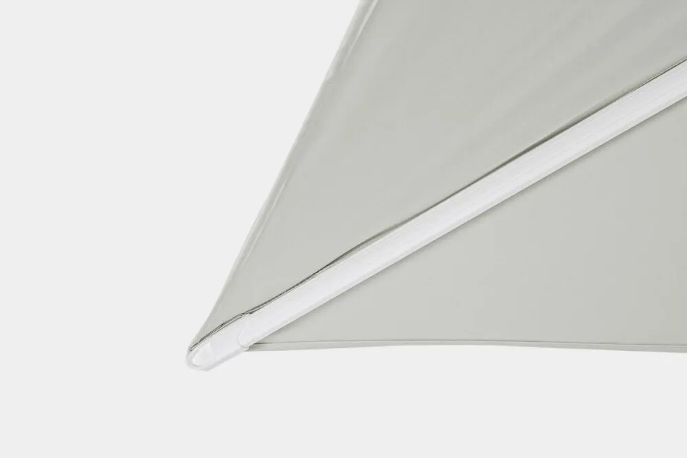 BIZZOTTO OMBRELLONE BRACCIO EDEN 3X3 BIANCO NATURALE - immagine 5
