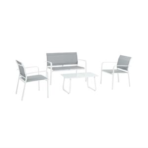 BIZZOTTO SET 4 SALOTTO ARENT  BIANCO JA16