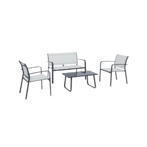BIZZOTTO SET 4 SALOTTO ARENT ANTRACITE JA18