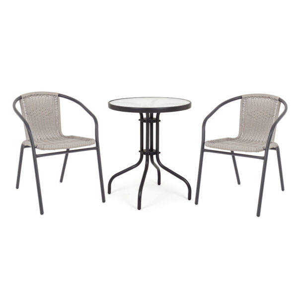 BIZZOTTO SET2 SEDIE CON BRACCIOLI  RIPLEY CLOUD +TAVOLO