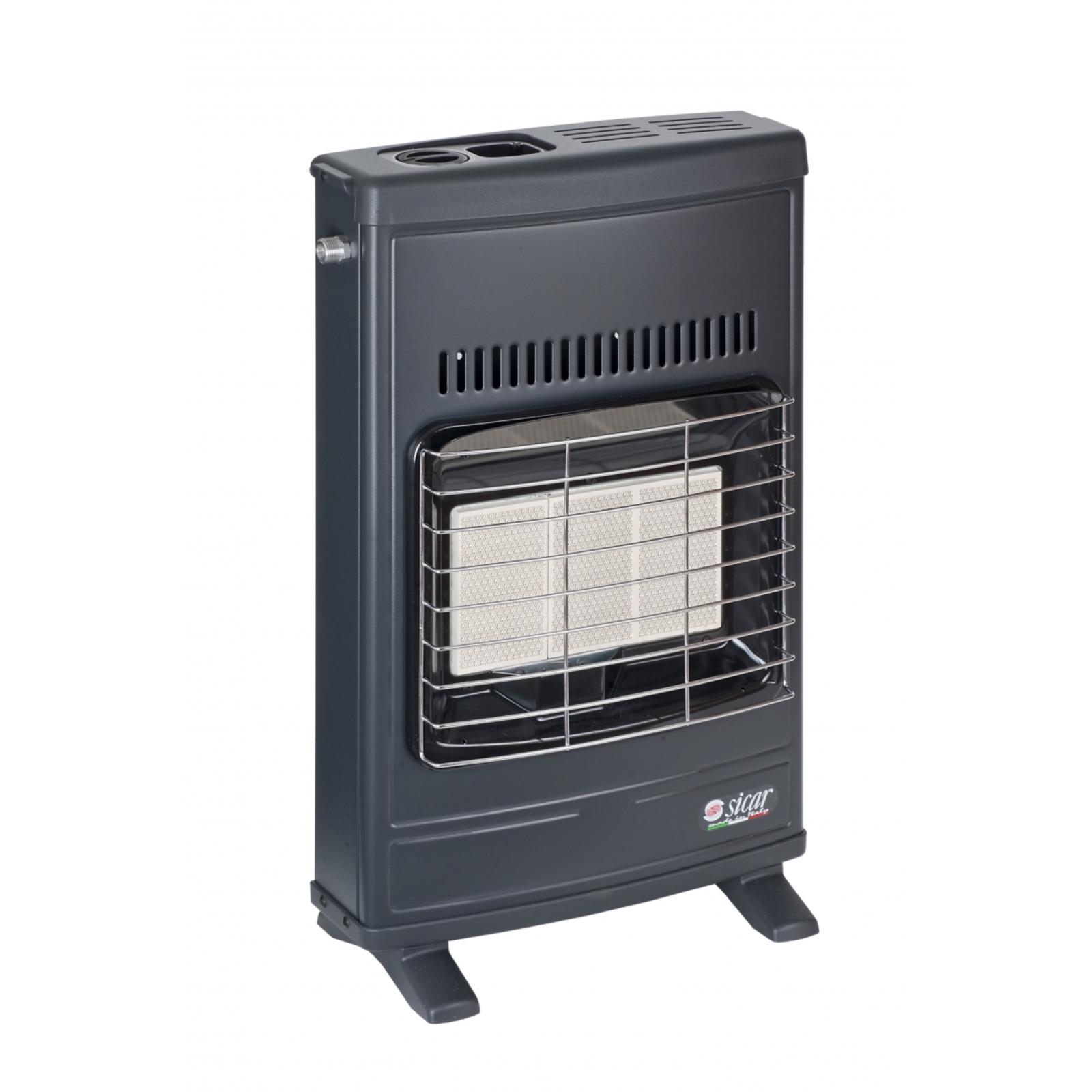 SICAR STUFA A GAS RAGGI INFRAROSSI VENTILATO METANO GRIGIO MOD. ECO 42T