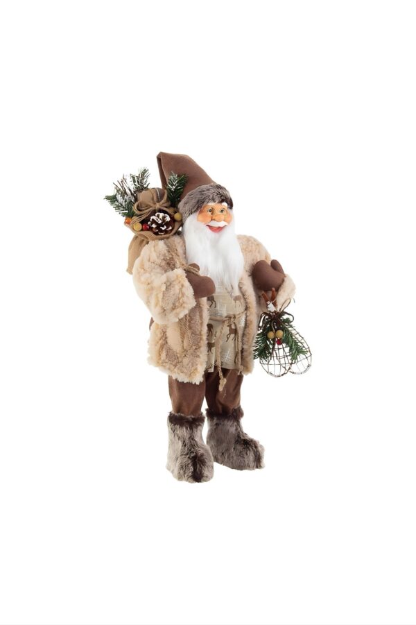 BIZZOTTO BABBO NATALE ALPINO STAND NATURAL 40CM