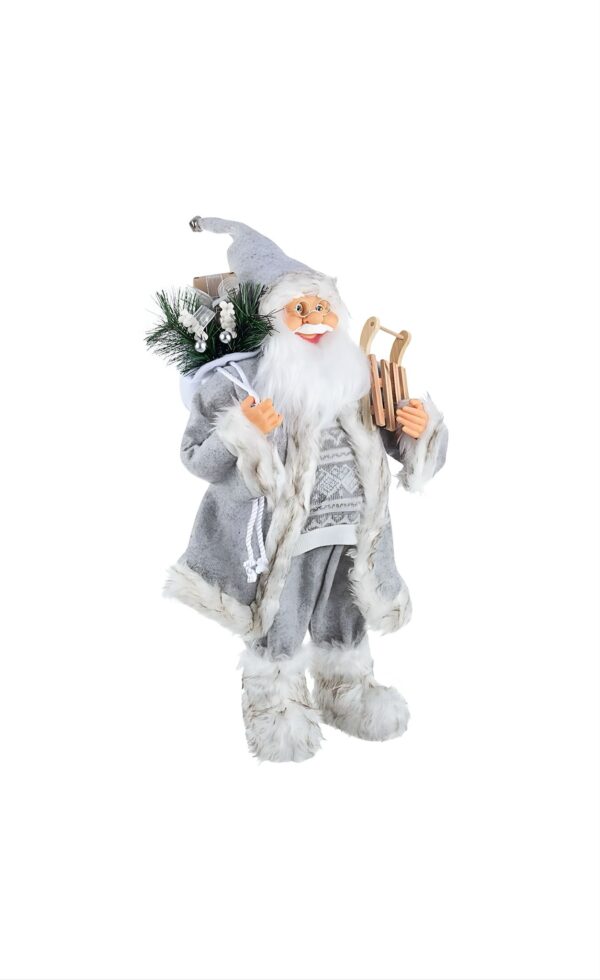 BIZZOTTO BABBO FROST STAND GRIGIO M 45 CM