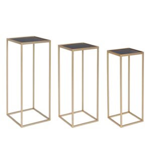 Bizzotto SET3 TAVOLINI IN ACCIAIO COLOR ORO - NUCLEOS