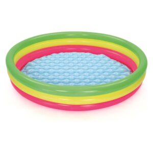 PISCINA BESTWAY 3 ANELLI GONFIABILE PER BAMBINI 152 CM MULTICOLORE
