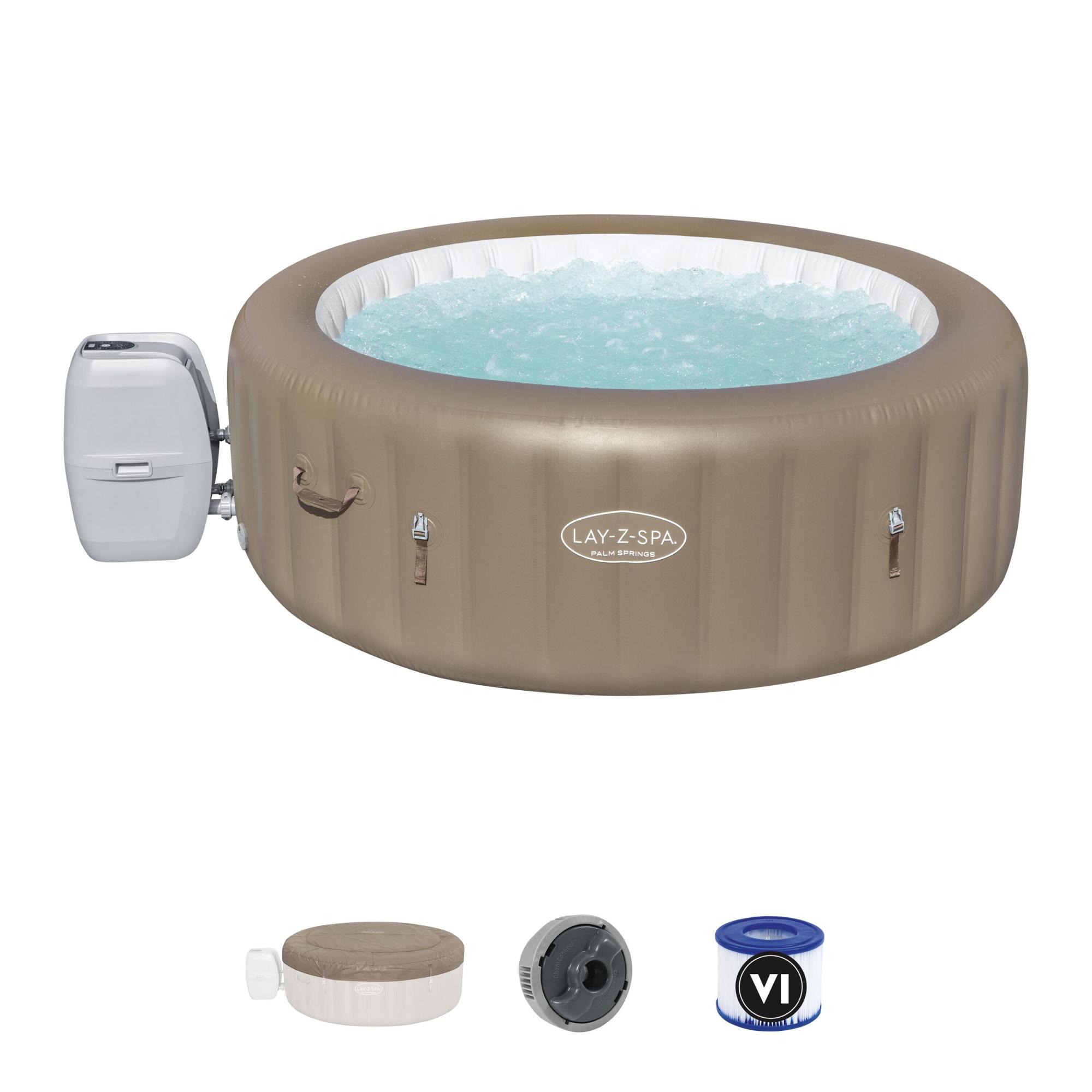 IDROMASSAGGIO BESTWAY GONFIABILE RISCALDABILE AIRJET 196X71 CM - immagine 11