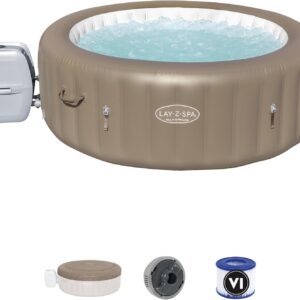 Bestway 60017 Idromassaggio gonfiabile Lay-Z-Spa Palm Springs AirJet, 4-6 persone