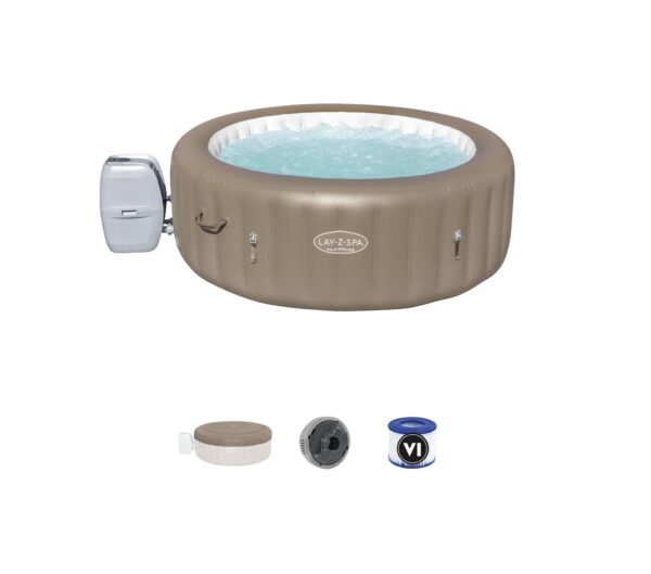 Bestway 60017 Idromassaggio gonfiabile Lay-Z-Spa Palm Springs AirJet, 4-6 persone