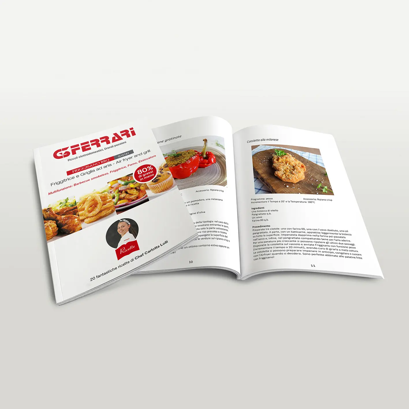 G3FERRARI FRIGGITRICE FRIGGISANO BBQ COD. G10181 - immagine 2
