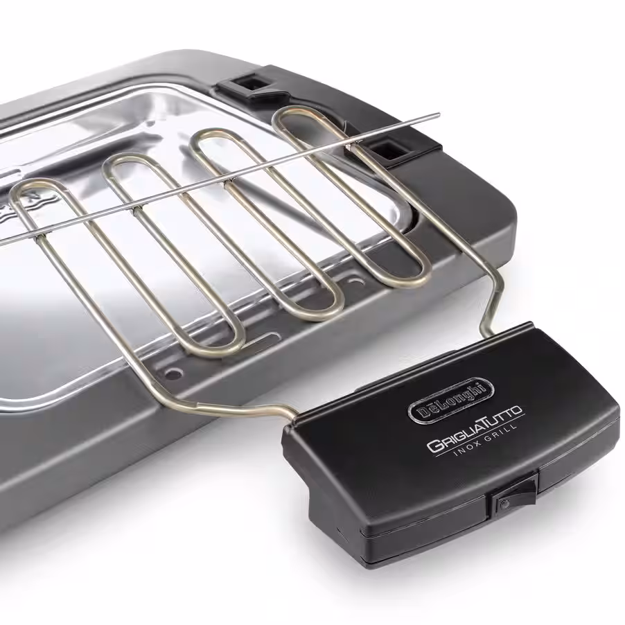 DELONGHI BARBECUE BISTECCHIERA ELETTRICA GRIGIA 1900 W COD. BQ60.X - immagine 3
