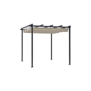 BIZZOTTO GAZEBO DYNAMIC 3X3 ANTRACITE/TORTORA 0795600