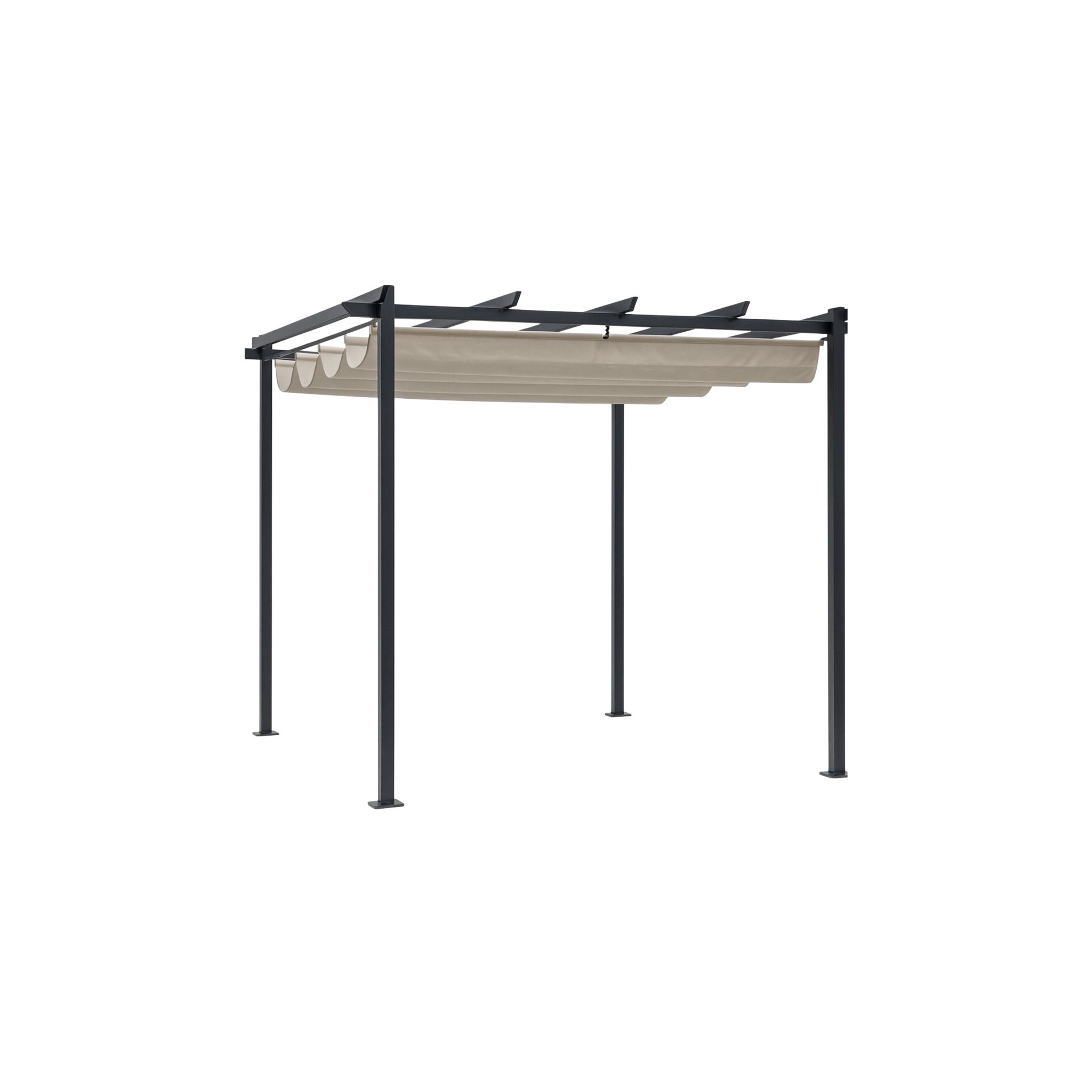 BIZZOTTO GAZEBO DYNAMIC 3X3 ANTRACITE/TORTORA 0795600