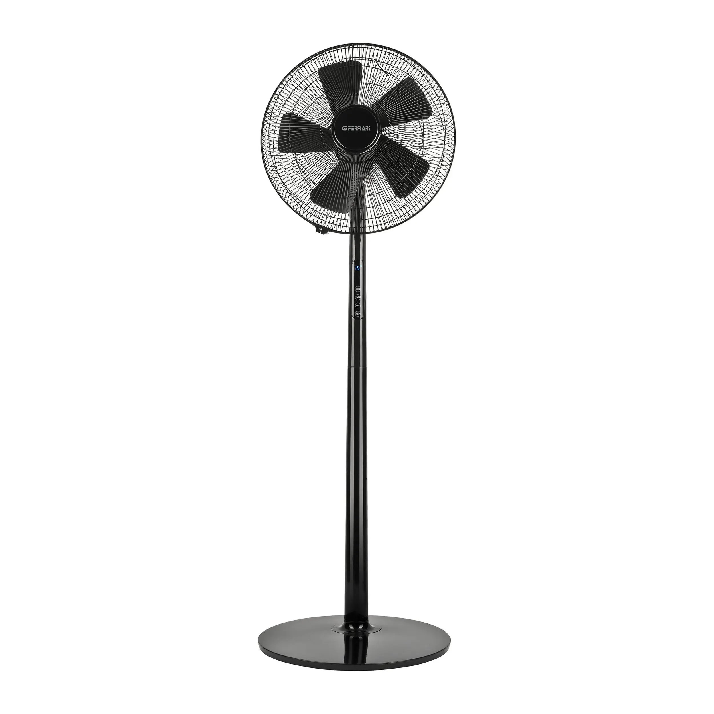VENTILATORE A PIANTANA CON TELECOMANDO TOTAL BLACK REMOTE G50048 - immagine 2