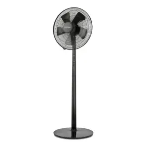 VENTILATORE A PIANTANA CON TELECOMANDO TOTAL BLACK REMOTE G50048