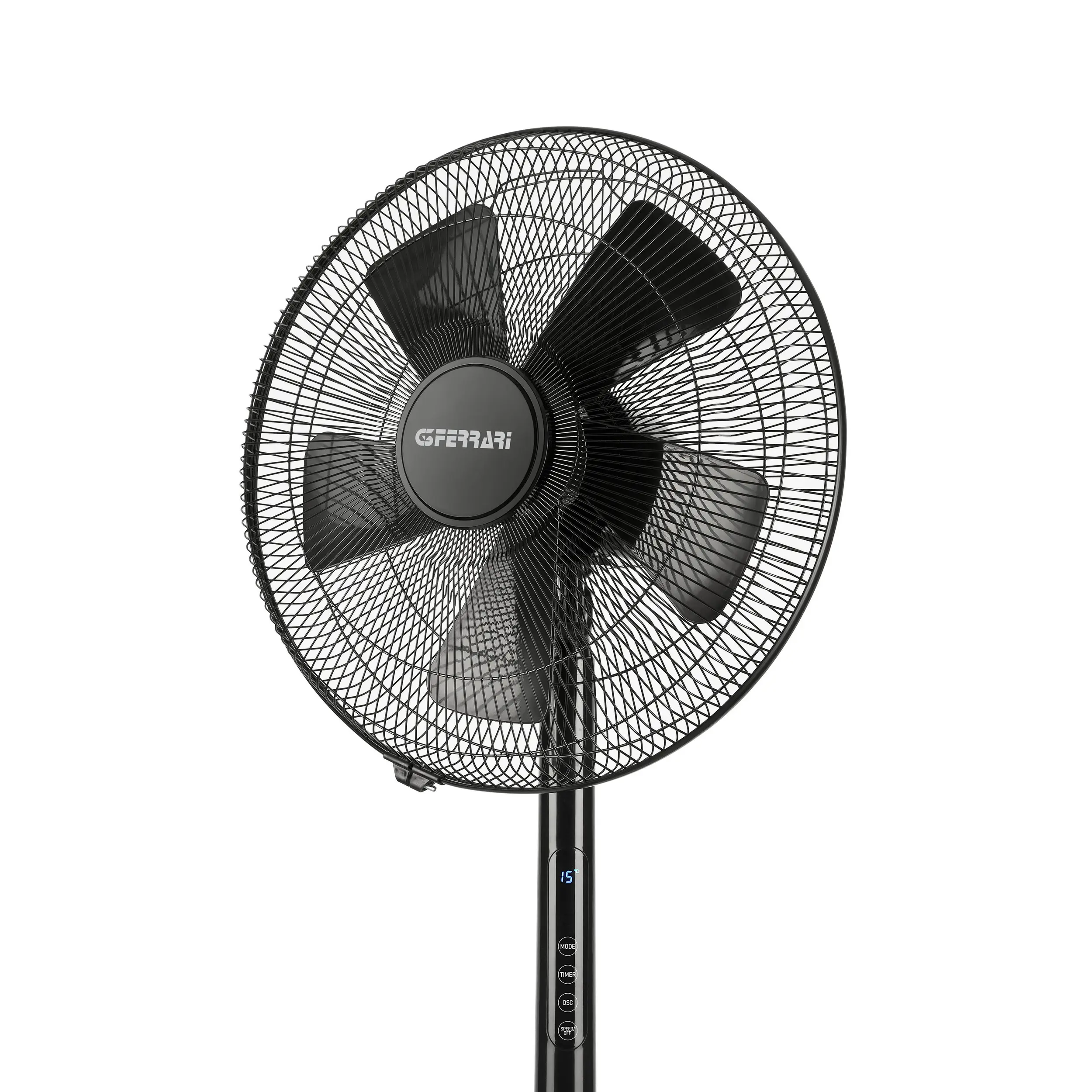 VENTILATORE A PIANTANA CON TELECOMANDO TOTAL BLACK REMOTE G50048 - immagine 3