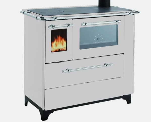 CUCINE A LEGNA ROYAL NEW BETTY 4,5 VETRO BIANCO