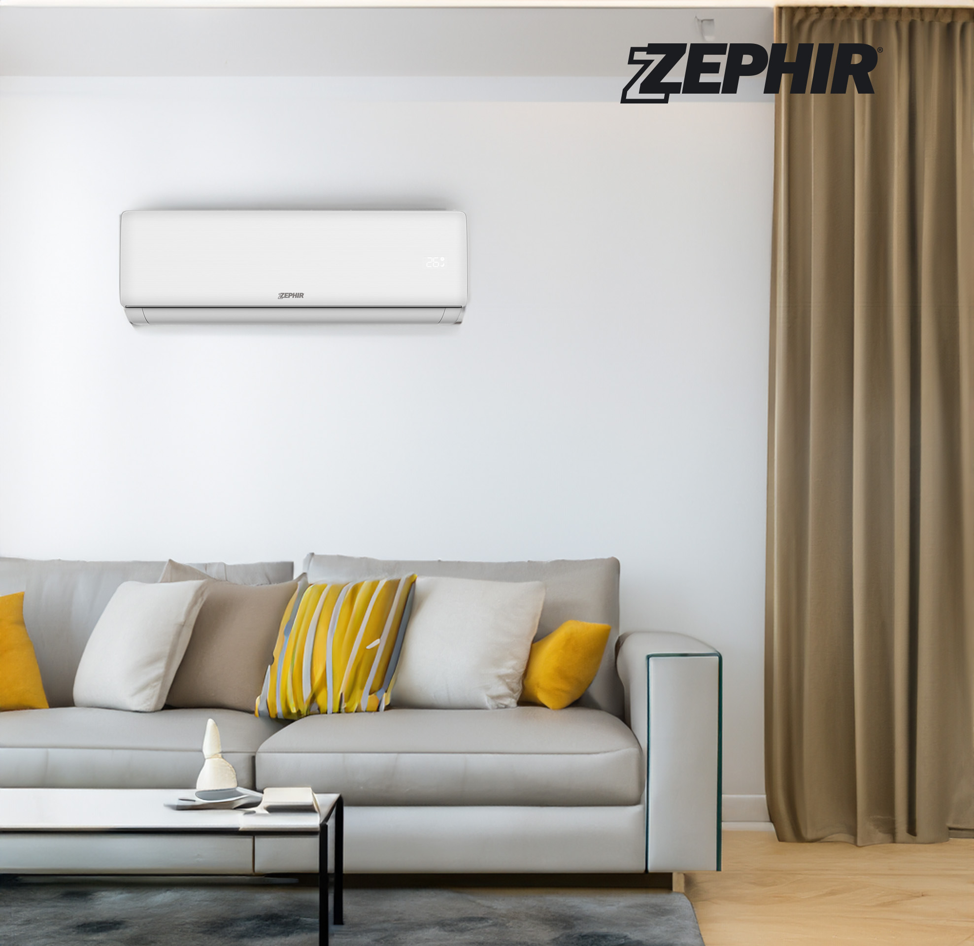 CLIMATIZZATORE ZEPHIR MONO SPLIT INVERTER 18000 ZTQ18000WIFI MY25 - immagine 2