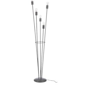 Bizzotto PIANTANA FIACCOLA 5LUCI ARGENTO H155 0826462