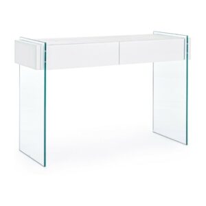 CONSOLLE 2 C LINE WOOD BIANCO 110X40 0734184