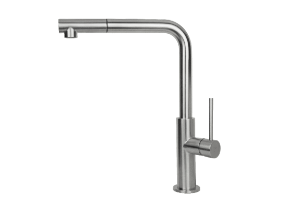 MISCELATORE CUCINA CANNA A "L"ESTRAIBILE ACCIAIO NERO V31025.AC.202