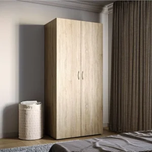 ARMADIO 2 ANTE SEBA2 ROVERE SONOMA 80x51,6x177h