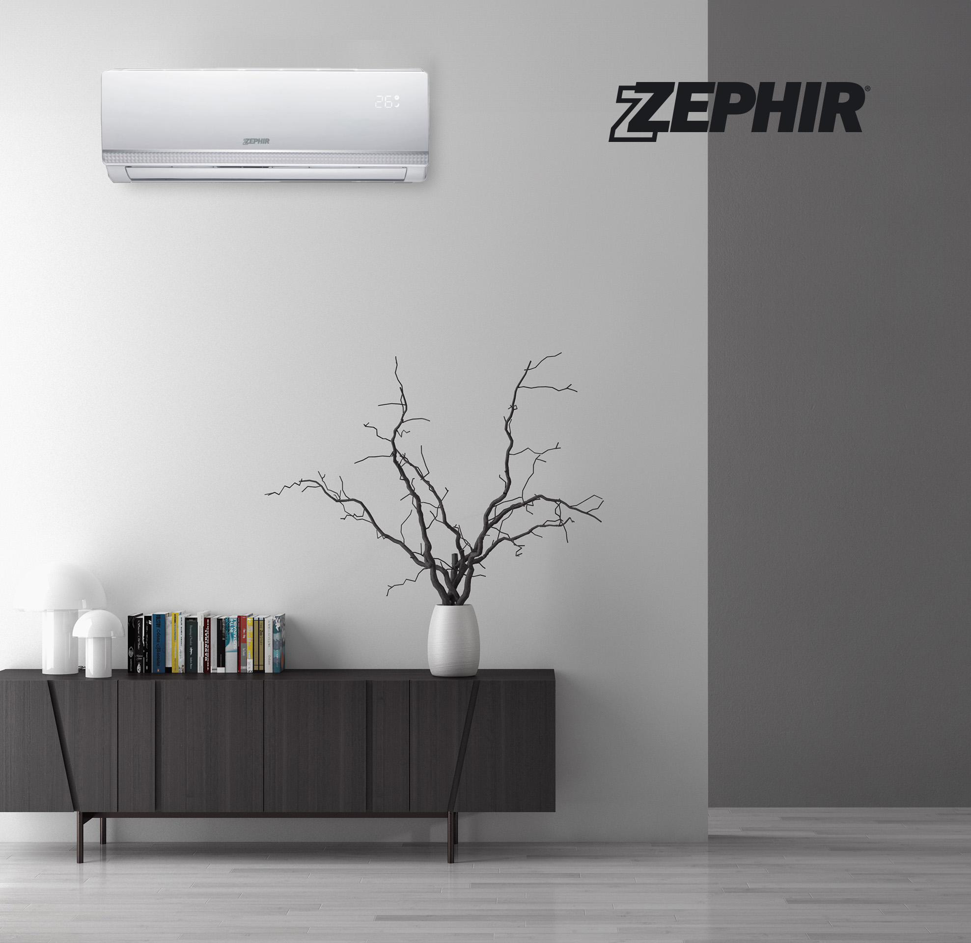 ZEPHIR CLIMATIZZATORE MULTI SPLIT INVERTER DUAL 9000+12000 ZDU09+12WIFI MY25 - immagine 2