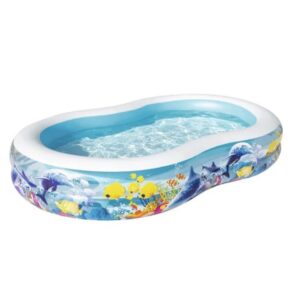 PISCINA BESTWAY GONFIABILE OVALE 2 ANELLI 544LT 262X157X46 CM