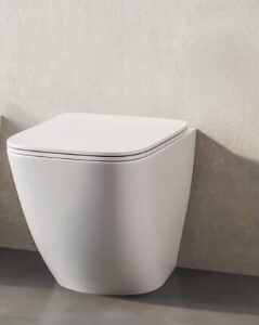VASO NODO(QUADRA) BIANCO LUCIDO C/CWATER SNNDVTCWBL