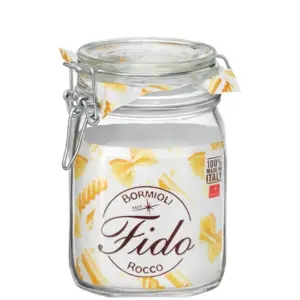 BORMIOLI VASO CON TAPPO ERMETICO IN VETRO TIPO FIDO 100CL/1 LT COD. 794076