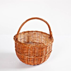 CESTO DI VIMINI TONDO 25X38H CES/M32