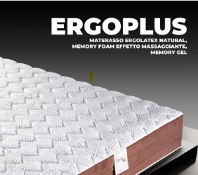 MATERASSO SINGOLO MOD. ERGOPLUS Mis. 80X190X25