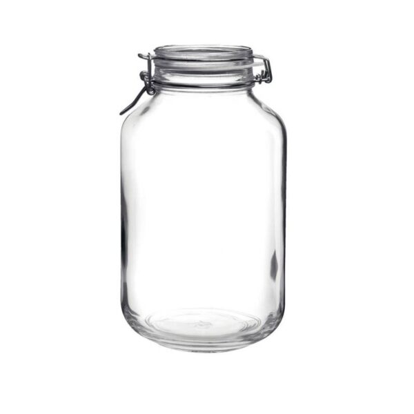 BORMIOLI VASO C/TAPPO ERMETICO IN VETRO TIPO  FIDO 400CL/4 LT 790604