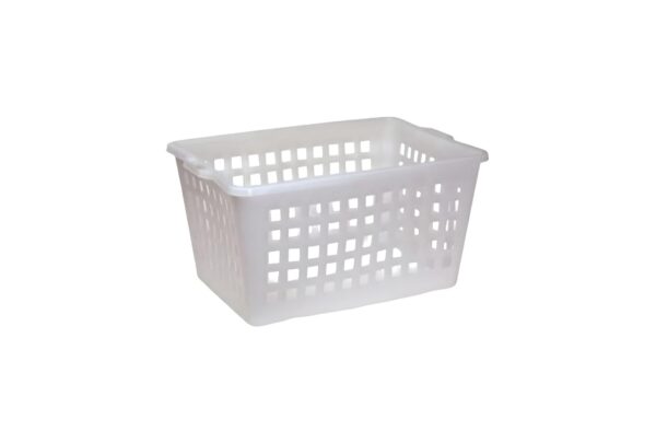 ECOPLAST CESTA PANE FORATA BIANCO LT 80