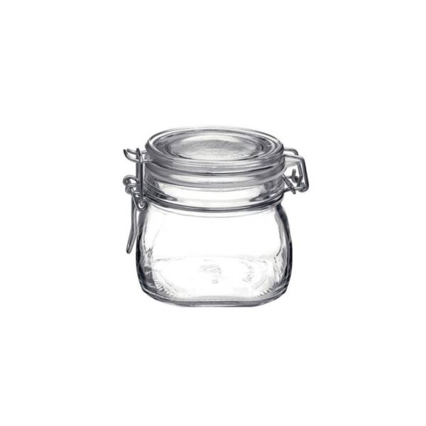 BORMIOLI VASO C/TAPPO ERMETICO IN VETRO TIPO FIDO 50CL/O,5 LT 794070